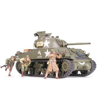 [ T35250 ] Tamiya M4A3 Sherman 75mm Gun Late production (frontline breakthrough) 1/35