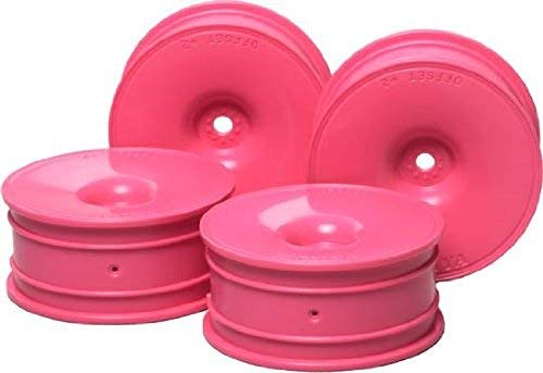 [ T49205 ] Tamiya Dish Wheels. Magenta (Omm off-set
