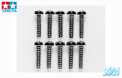 [ T50573 ] Tamiya 2x8mm Tapping Screws 10st
