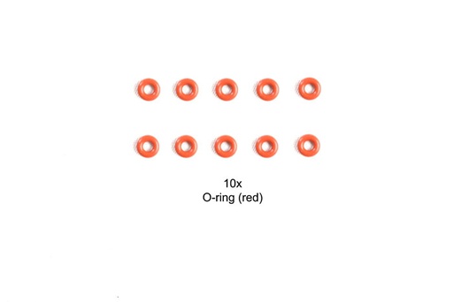 [ T50597 ] Tamiya Damper O-Ring(Red) 10st