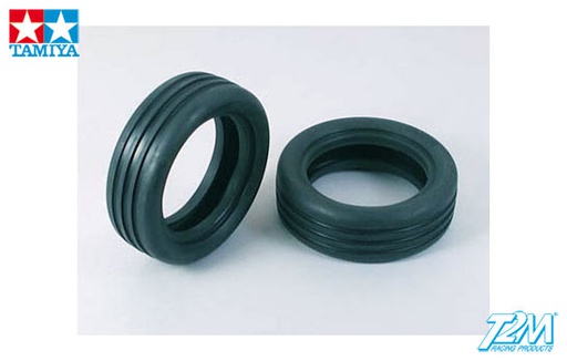 [ T51207 ] Tamiya 2WD Wide Grooved F. Tires 60/19