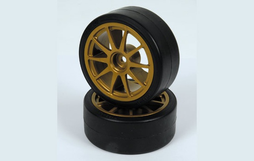 [ T51219 ] Tamiya Drift Tires Type-D & Wheels 1paar