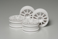 [ T51237 ] Tamiya M-Chassis 11Spk Wheels White *4pcs