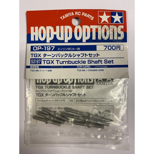 [ T53197 ] Tamiya TGX Turnbuckle Shaft Set