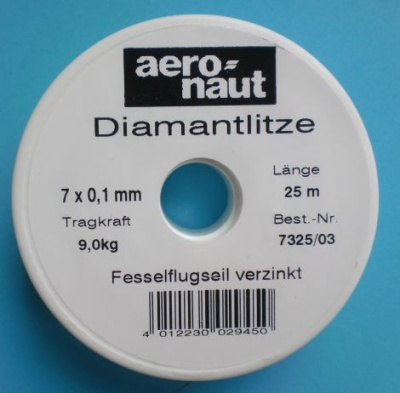 [ AE7325-03 ] diamantlitze 7x0.1   25meter