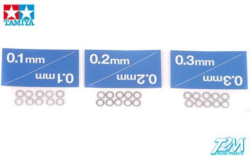 [ T53585 ] Tamiya 3mm Shim Set (3 types /10pcs each)