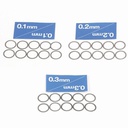 [ T53587 ] Tamiya 5mm Shim Set (3 types / 10 pcs each)