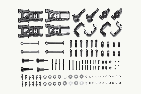 [ T53794 ] Tamiya TB02&amp;TA04 Reversible Lightweight Suspension set