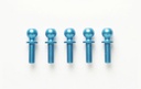 [ T53907 ] Tamiya 5x8mm Alu. Hex Ball Connector 5st