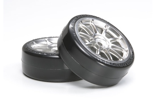 [ T54022 ] Tamiya 10-S Wheel w/SD Tire*2(24mm/0)