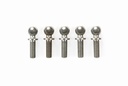 [ T54208 ] Tamiya 5x8mm Alu.Hex Ball Fluorine *5