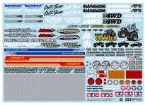 [ T54630 ] Tamiya Off-Road Car Sponsor Stickers
