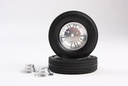 [ T56513 ] Tamiya Twin-Spoke Out. R Alu. Wheels