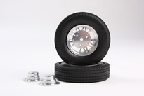 [ T56513 ] Tamiya Twin-Spoke Out. R Alu. Wheels