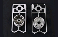 [ T56520 ] Tamiya Plated Wheels (30mm/Matte)