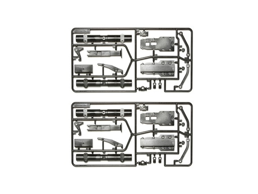 [ T56525 ] Tamiya carbon reinforced matte finish Axle for Semi-Trailer
