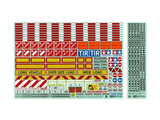 [ T56534 ] Tamiya 1/14 Tractor/Trailer Sticker