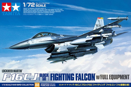 [ T60788 ] Tamiya 1/72 F-16CJ w/FULL EQUIPMENT 1/72