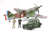 [ T61109 ] Tamiya D.520 French Aces w/Staff Car