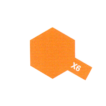 [ T81506 ] Tamiya Acrylic Mini X-6 Orange