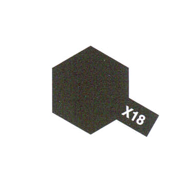 [ T81518 ] Tamiya Acrylic Mini X-18 Semi Gloss Black 10ml