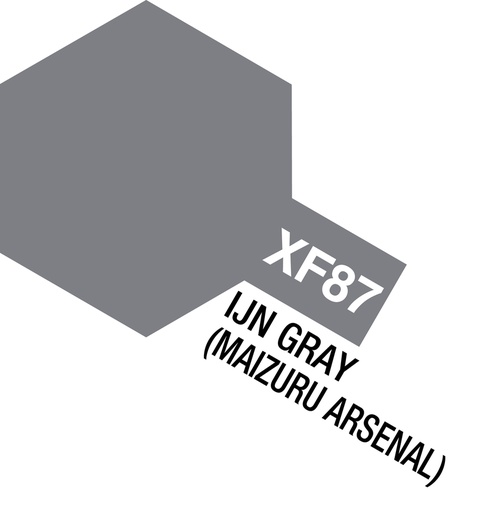 [ T81787 ] Tamiya Acrylic Mini XF-87 IJN Gray maizuru arsenal 10ml