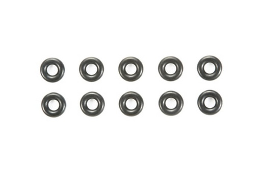 [ T84195 ] Tamiya 3mm O-Rings Black  10st