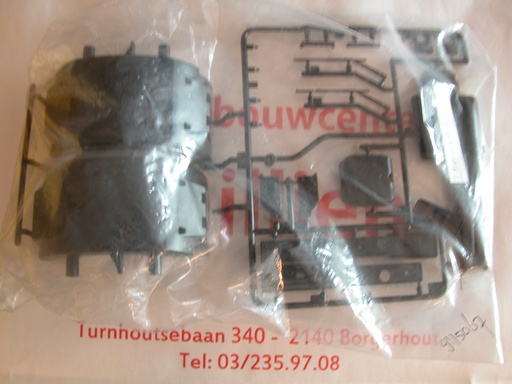 [ T9115067 ] Tamiya R parts ruitenwissers & spatborden Mercedes Benz 1838LS / 1850L (56305 / 56307)