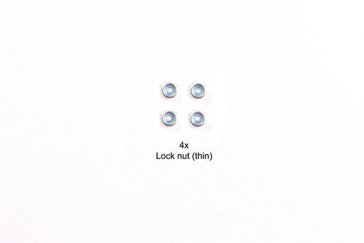 [ T9805991 ] Tamiya 3mm lock nut (thin)  4pcs