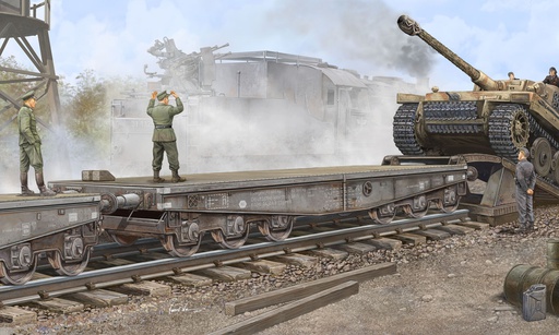 [ TRU00221 ] TRUMPETER Scwere Platvorm SS80 1/35 