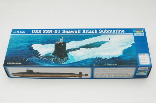 [ TRU05904 ] Trumpeter USS SSN-21 Seawolf Attack Submarine 1/144