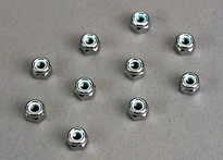 [ TRX-1747 ] Traxxas Nuts, 4mm nylon locking (10)-TRX1747 