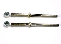 [ TRX-1937 ] Traxxas Turnbuckles (54mm) (2)/ 3x6x4mm aluminum spacers (rear camber links) -TRX1937 