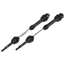 [ TRX-1951R ] Traxxas DRIVESHAFTS STEEL ( 2WD RUSTLER-STAMPEDE-slash) achterkardans 4x4/4x2 