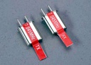 [ TRX-2032 ] Traxxas Crystal set, channel 2, Red, 27.045 MHZ 