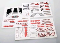 [ TRX-2413R ] Traxxas Decal sheets, Bandit VXL
