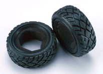 [ TRX-2479 ] Traxxas Tires, Anaconda 2.2" (wide, front) (2)/foam inserts (Bandit) (soft compound) -TRX2479 