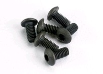 [ TRX-2575 ] Traxxas Screws, 3x6mm button-head machine (hex drive) (6) 