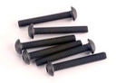 [ TRX-2580 ] Traxxas Screws, 3x20mm button-head machine (hex drive) (6) -TRX2580 