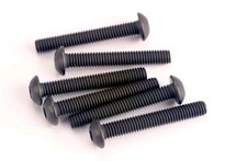 [ TRX-2580 ] Traxxas Screws, 3x20mm button-head machine (hex drive) (6) 