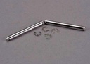 [ TRX-2637 ] Traxxas Suspension pins, 31.5mm, chrome (2) w/ E-clips (4) - TRX2637