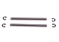 [ TRX-2639 ] Traxxas Suspension pins, 48mm (2) w/ E-clips  nitro rustler -TRX2639 