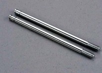 [ TRX-2656 ] Traxxas Shock shafts, steel, chrome finish (xx-long) (2) -TRX2656 