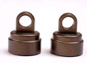 [ TRX-2667 ] Traxxas Shock caps, aluminum (2)/ (Big Bore Shocks, also fits plastic Ultra Shocks) -TRX2667 