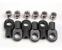 [ TRX-2742X ] Traxxas Rod ends, short (6)/ hollow balls (6)-TRX2742X