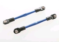 [ TRX-3139A ] Traxxas Turnbuckles, aluminum (blue-anodized), toe links, 59mm (2) (assembled w/ rod ends & hollow balls) (requires 5mm aluminum wrench #5477) -TRX3139A