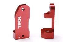 [ TRX-3632X ] Traxxas Caster blocks, 30-degree, red-anodized 6061-T6 aluminum (left &amp; right) -TRX3632X