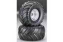 [ TRX-3665 ] Traxxas tires & wheel glued monster jam