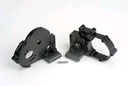[ TRX-3691 ] Traxxas Gearbox halves (l&r) (black) w/ idler gear shaft 