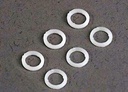 [ TRX-3685 ] Traxxas White plastic washers (5x8x1.0mm) (6) -TRX3685 